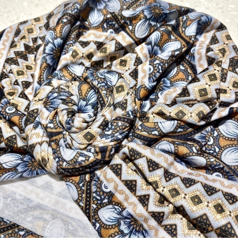 Beautiful trendy turbans/head Boho wraps w Gypsy spell/hippy/retro vibe - Picture 3 of 14